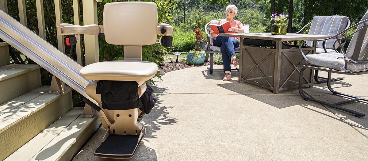 Natomas Used refurbished outdoor staircase lift chair